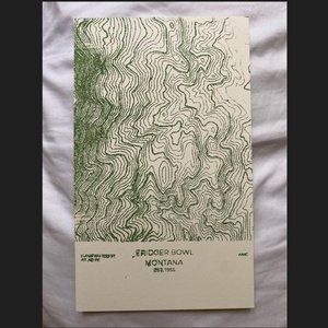 Bridger Bowl Montana Vintage Serigraph